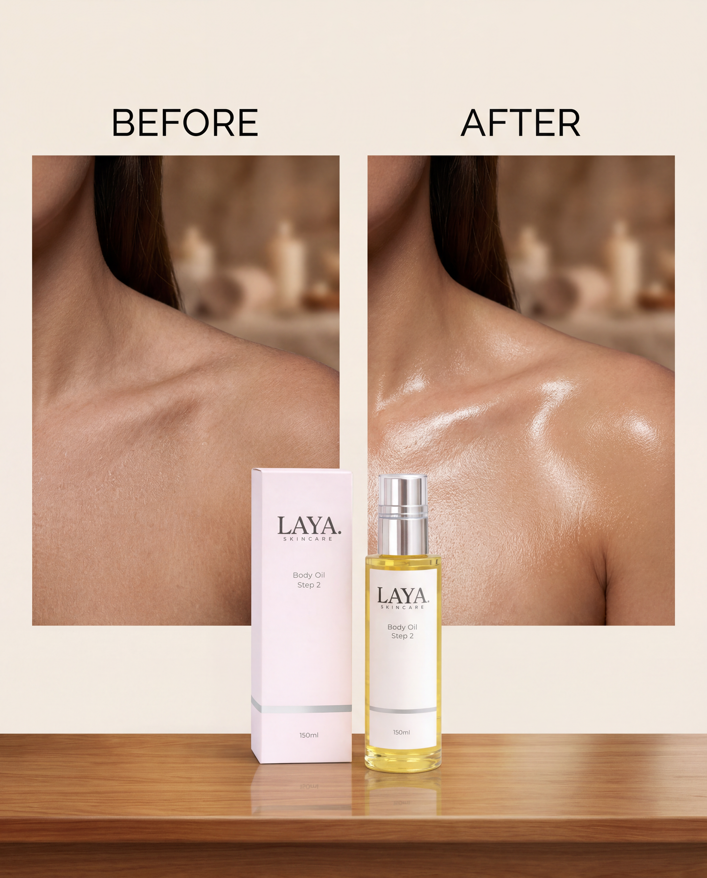 Ceramide Body Lotion & Natural Body Oil Duo