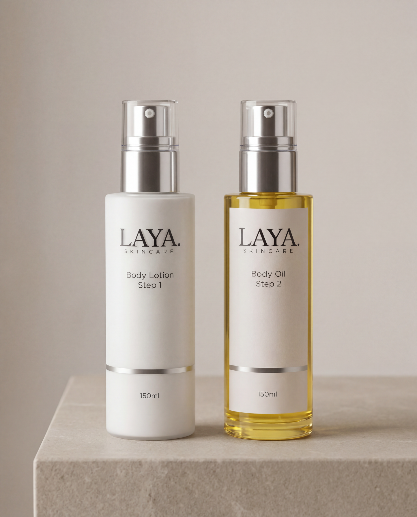 Ceramide Body Lotion & Natural Body Oil Duo
